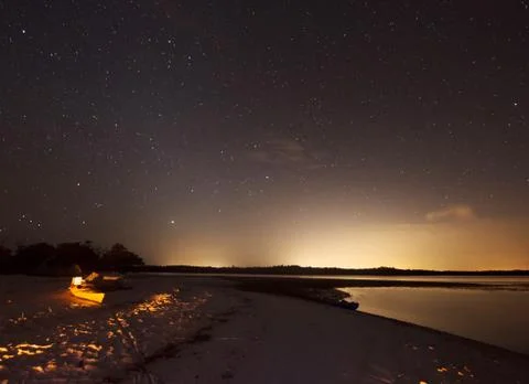 Camping in the Everglades Stock Photos