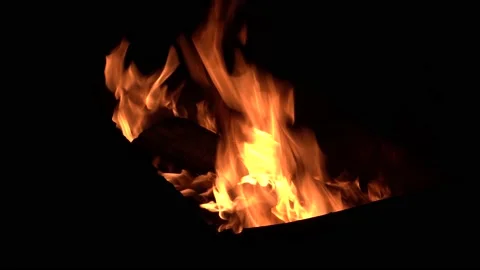 Camping fire-2 Stock-Footage 135354101
