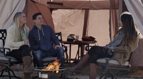 Camping Stock Footage 63313551