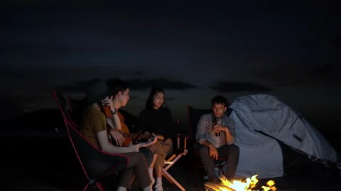 Camping Stock Footage 157874482
