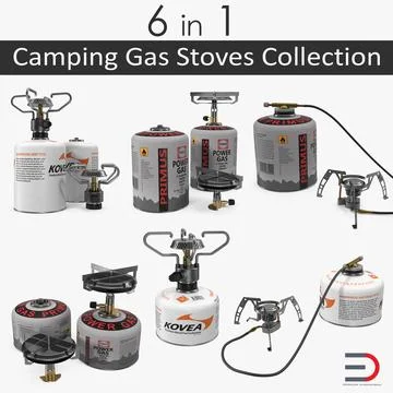 Camping Gas Stoves 3D Models Collection 3D Model