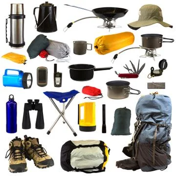 Camping Gear Stock Photos
