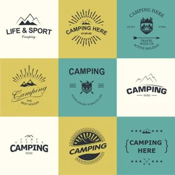 Camping Stock Illustration