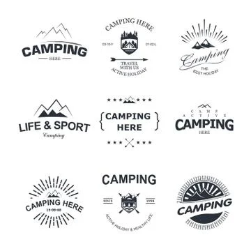 Camping Stock Illustration