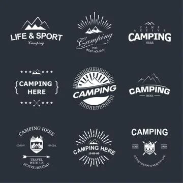Camping Stock Illustration