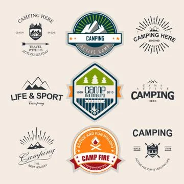 Camping Stock Illustration