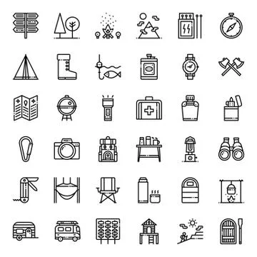 Camping Stock Illustration