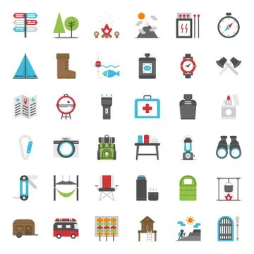 Camping 스톡 일러스트