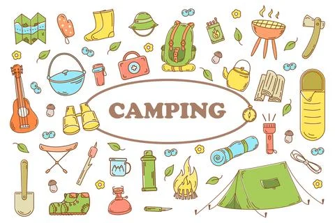 Camping Stock Illustration