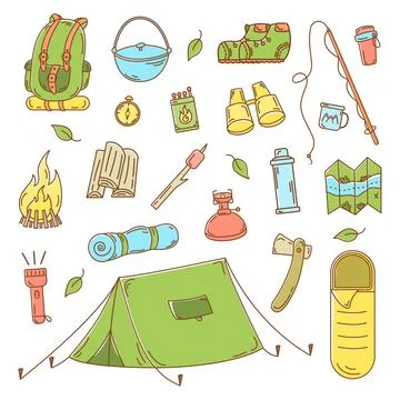 Camping Stock Illustration