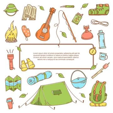 Camping Stock Illustration