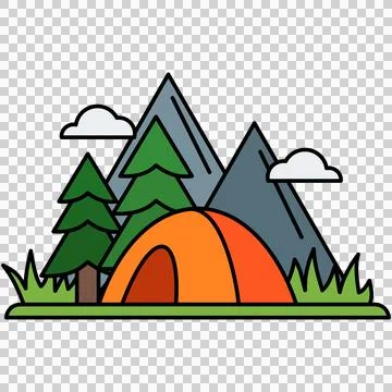 Camping 스톡 일러스트
