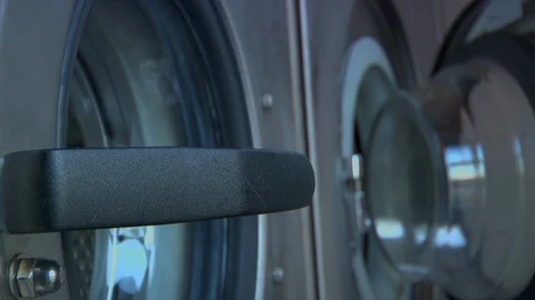 Camping Industrial Washmachine Stock Footage 107717579