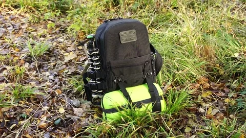 Camping Kit, Emergency Survival Kit, Camping Backpack Stock Footage 306513184