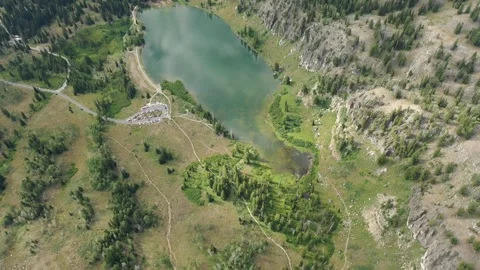 Camping lake area 動画素材 296795329