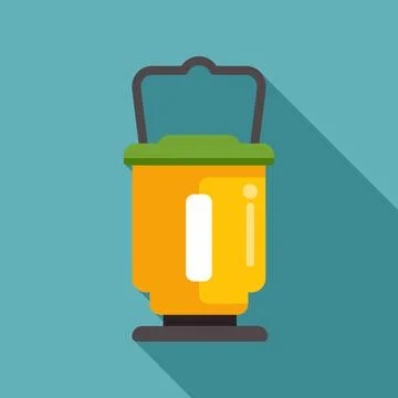 Camping lantern providing light during outdoor activities Illustration
