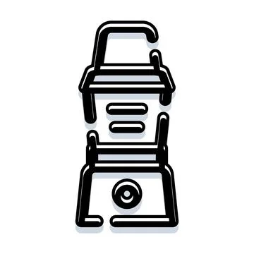 Camping lantern providing light for outdoor adventure Stock Illustration