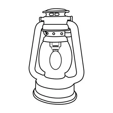 Camping light icon Stock Illustration