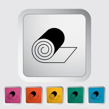 Camping mat Stock Illustration