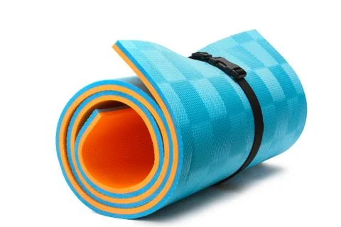 Camping mat  isolated on white background Foto stock