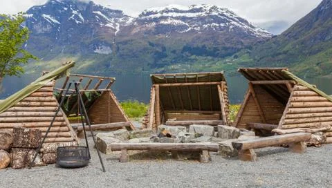 Camping out Stock Photos