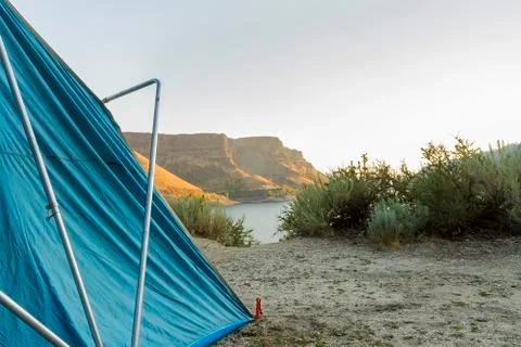 Camping out Stock Photos