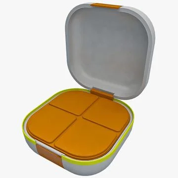 Camping Picnic Food Container 3D Model