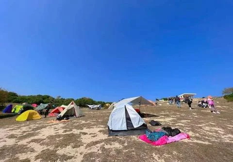 Camping place Foto stock