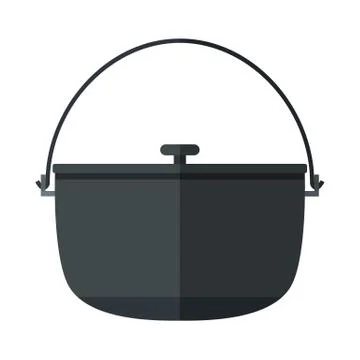Camping pot icon. Stock Illustration