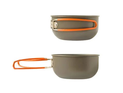 Camping pot 스톡 사진