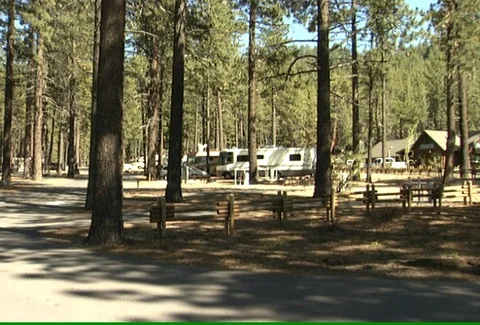 Camping RV Stock Footage 97550761