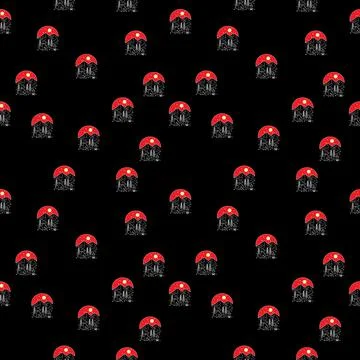 Camping seamless pattern Stock Illustration