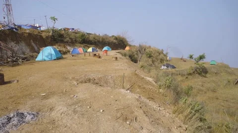 Camping site Video stock 146701280