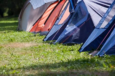 Camping site Stock Photos