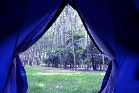 Camping site Stock Photos