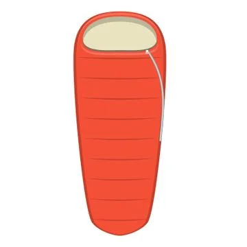 Camping sleeping bag. Stock Illustration