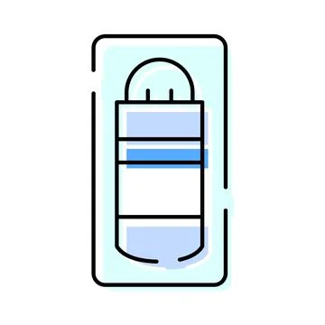 Camping sleeping bag packed for outdoor adventure travel Stock Illustration