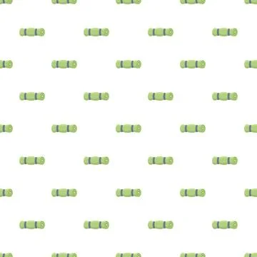 Camping sleeping mat roll seamless pattern Stock Illustration