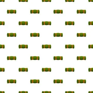 Camping sleeping mat seamless pattern background Illustrazione stock