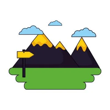 Camping summer concept Stock Illustration
