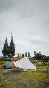 Camping Tend Foto stock