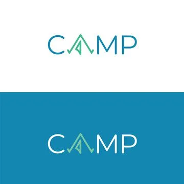Camping tent logo vector illustration. Camping symbol sign. Stock Illustration
