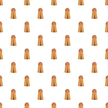 Camping tent pattern repeat creating horizontal background wallpaper Illustrazione stock