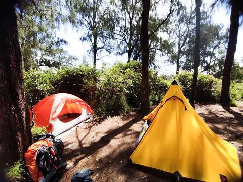 Camping tent Stock Photos