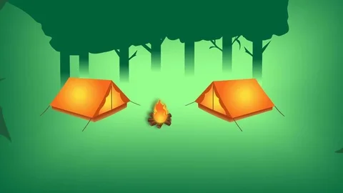Camping trip Stock Footage 76148304
