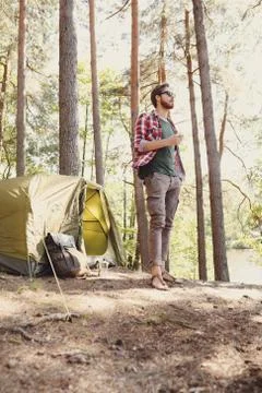 Camping trip Stock Photos