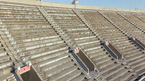 Camping World Stadium stadium seating interior view Stock Footage 327804210