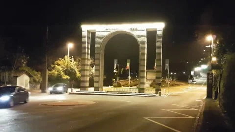 Campione d'italia hyperlapse Stock-Footage 72511100