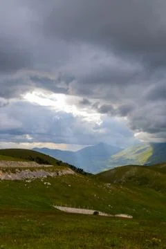 Campo Imperatore Foto stock