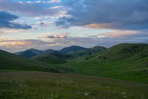 Campo Imperatore Foto stock